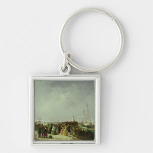 Llavero La salida del paquete del vapor en Boulogne