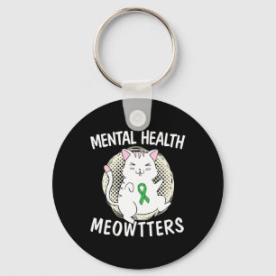 Llavero La Salud Mental Meowtters Cat Lover El Estigma S