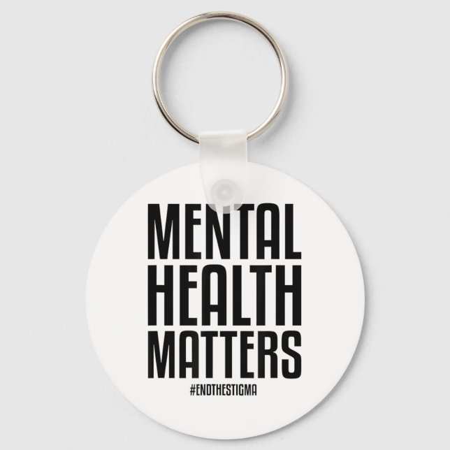 Llavero La Salud Mental Termina Con El Estigma Consciente  (Anverso)