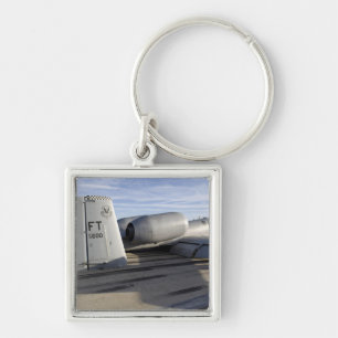 Llavero La sección de cola A-10 de un rayo II