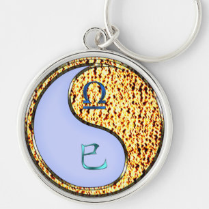 Llavero La serpiente Libra y Fuego