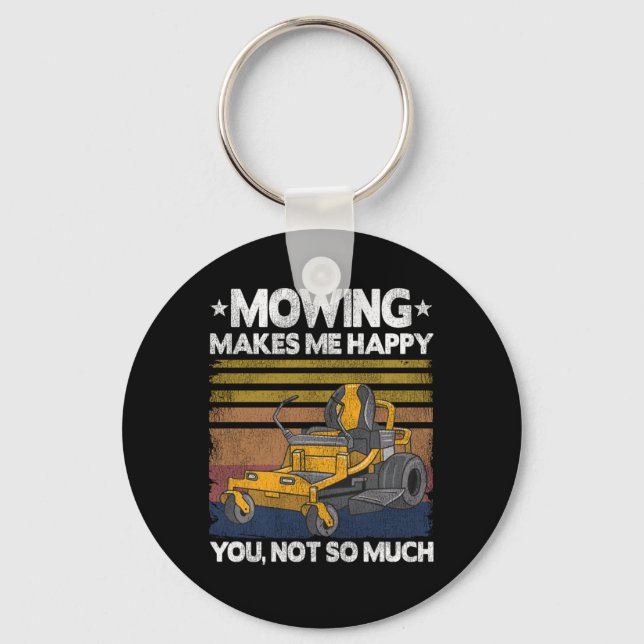 Llavero La siembra me hace feliz regalo divertido de malol (Anverso)