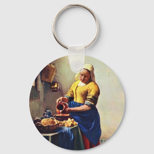 Llavero La Sirena [1]. Por Johannes Vermeer (Anverso)