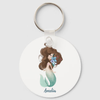 Llavero La sirena cutánea personalizada