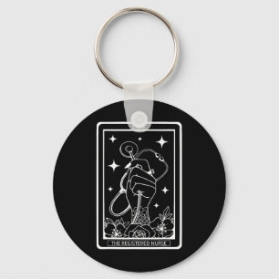 Llavero La Tarjeta De Enfermera Tarot Registrada Rn Stetho