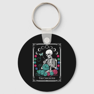 Llavero La tarjeta de tarot del ganchillero Diseño diverti