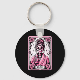 Llavero La tarjeta de tarot divertida de mamá mujer esquel