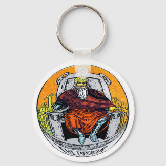Llavero La tarjeta Tarot del emperador