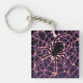 Llavero La telaraña cósmica, la galaxia de Halloween del h