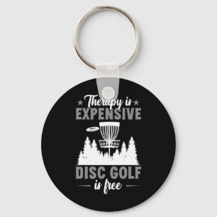 Llavero La terapia es cara Disc Golf Disc Golfer 