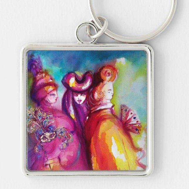 Llavero LA TERCERA MÁSCARA / Mascarada veneciana (Frente)