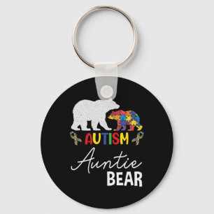 Llavero La tía lleva autismo conciencia sobre el regalo de