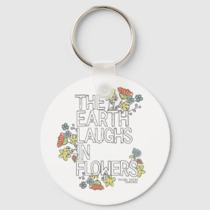 Llavero La Tierra ríe en flores