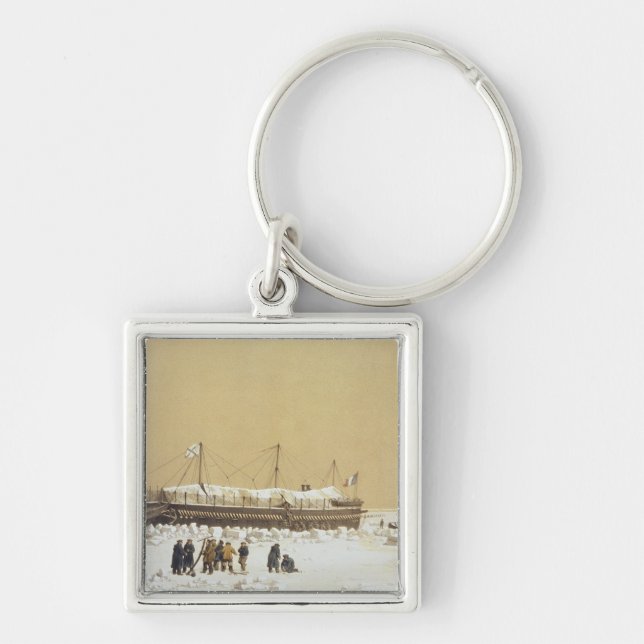 Llavero La Tonnante de la batería de flotación en el hielo (Frente)