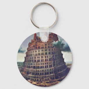 Llavero La torre de Babel. Por Pieter Bruegel