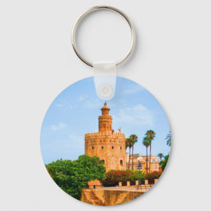 Llavero la torre de Sevilla España del oro florece las
