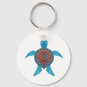 Llavero La tortuga de mar tribal