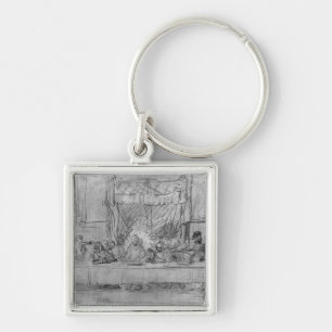 Llavero La última cena, después del fresco por Leonardo DA