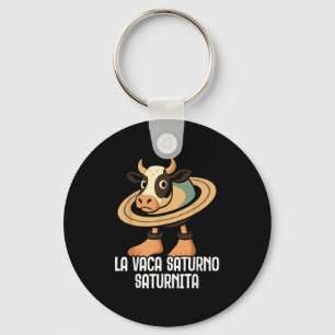 Llavero La Vaca Saturno Saturnita Italiano Brainrot Funny
