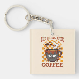 Llavero La vida comienza después del café