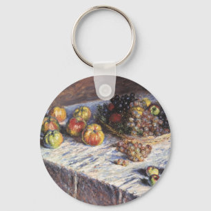 Llavero La vida con manzanas y uvas de Claude Monet