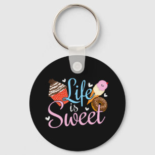 Llavero La vida de Foodie es dulce cita de repostería - Ar