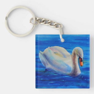 Llavero La vida es acerca del Viaje - cisne