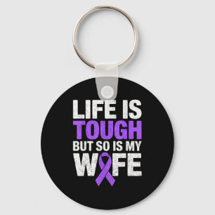Llavero La vida es dura pero es esposa lupus conciencia sl