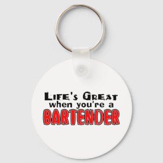Llavero La vida es genial cuando eres el barman