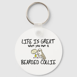 Llavero La vida es la gran cadena Collie (Fawn)