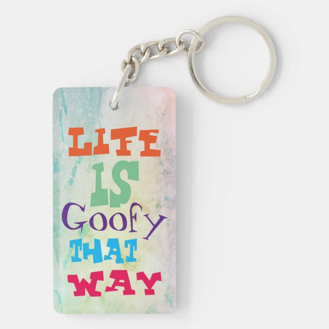 Llavero La vida es mala así (Atrás)