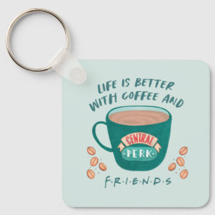 Llavero La vida es mejor con café y FRIENDS™