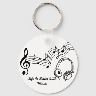 Llavero La vida es mejor con el keychain musical