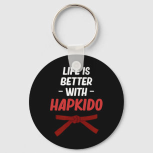 Llavero La vida es mejor con Hapkido Boxeo Jiujitsu Kickbo