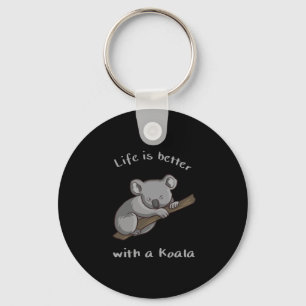 Llavero La Vida Es Mejor Con Koala