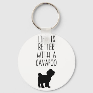 Llavero La Vida Es Mejor Con Una Cavapoo
