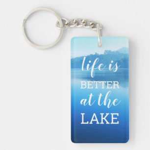 Llavero "La vida es mejor en el lago" Lake House