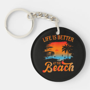 Llavero La vida es mejor en la playa