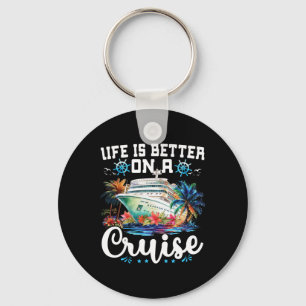Llavero La Vida Es Mejor En Un Cruceros Familiar De Vacaci