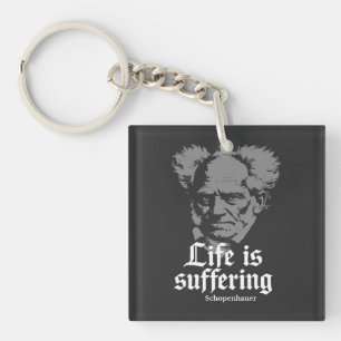 Llavero La vida es sufrimiento: Arthur Schopenhauer