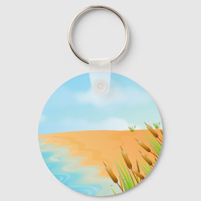 Llavero La vida es una playa (Anverso)