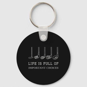 Llavero La Vida Está Llena De Importantes Opciones Para Lo
