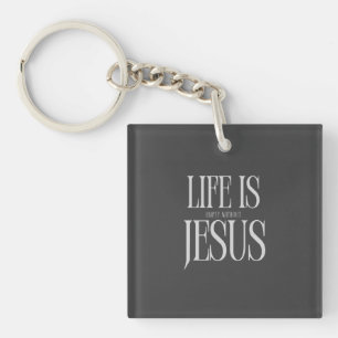 Llavero La Vida Está Vacía Sin Jesús - Audaz Fe Cristiana
