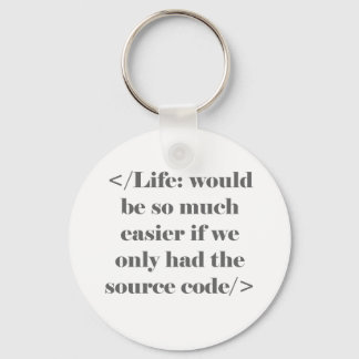 Llavero La vida sería un Keychain más fácil