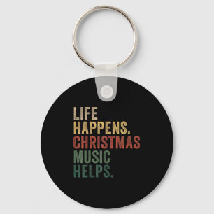 Llavero La Vida Sucede Música de Navidad Ayuda, Tiempo de