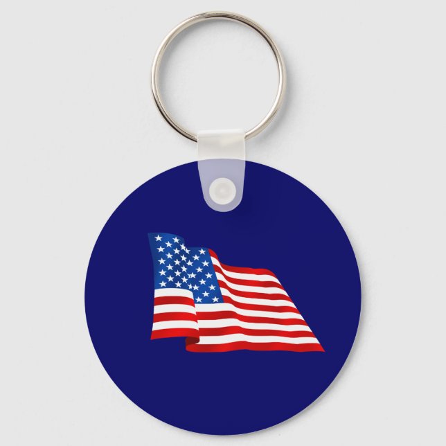 Llavero La vieja bandera de gloria de Estados Unidos (Anverso)