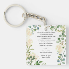 Llavero La vieja bendición irlandesa y la vegetación Boda