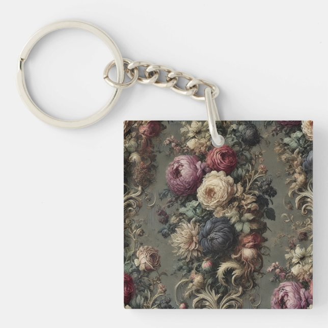 Llavero La Vigilia Salvaje - La almohada floral gótica (Frente)