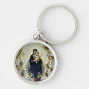 Llavero La Virgen con los Ángeles por Bougeureau