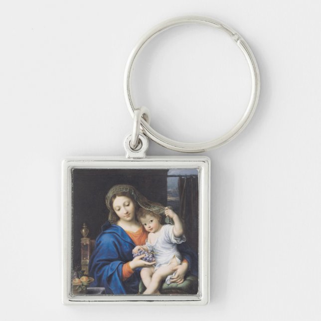 Llavero La Virgen de las uvas, 1640-50 (Frente)